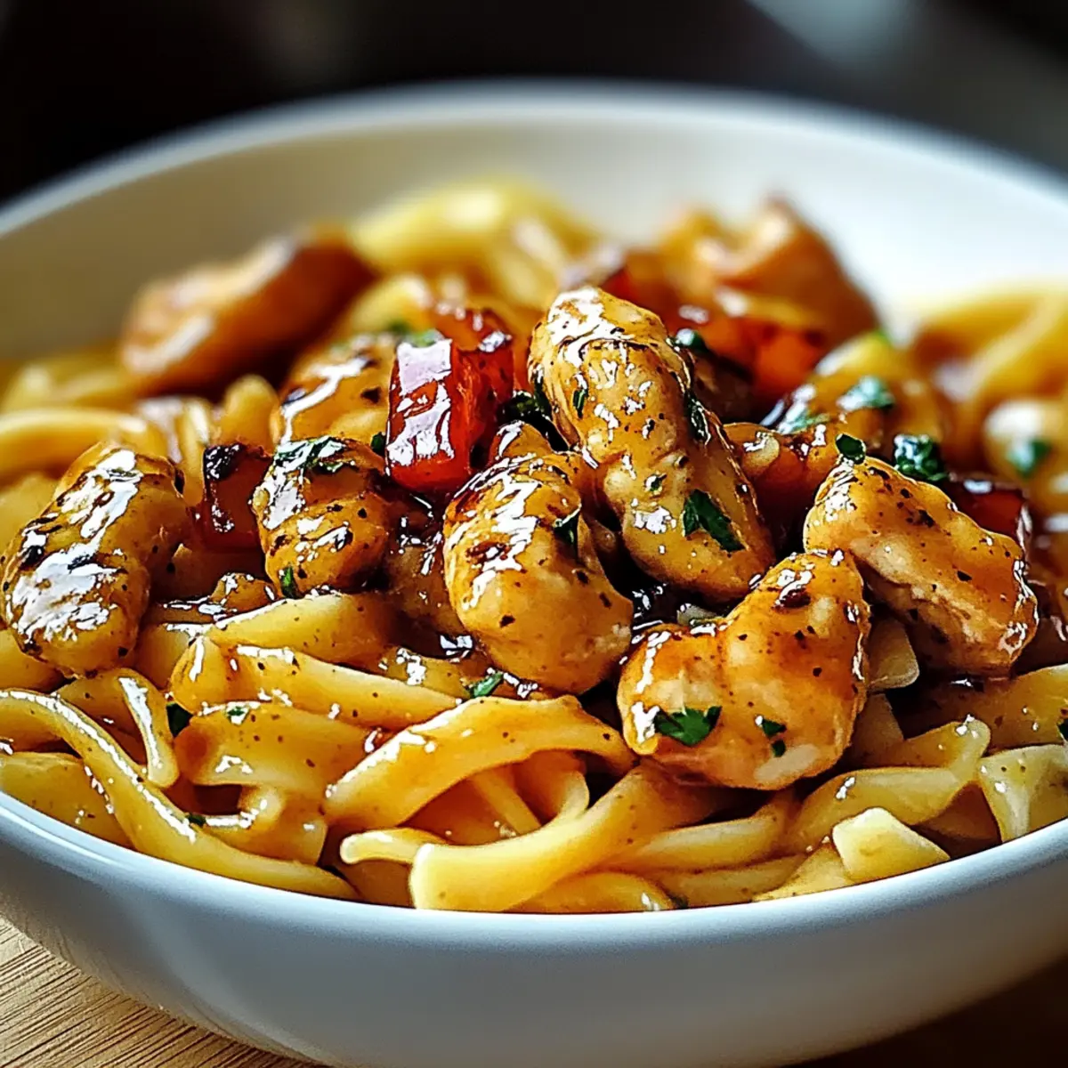 Honey Pepper Chicken Pasta