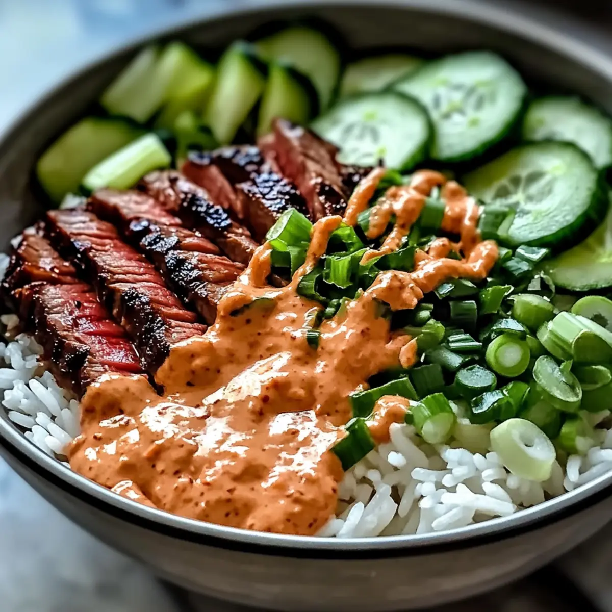 Korean Bbq Steak Bowls