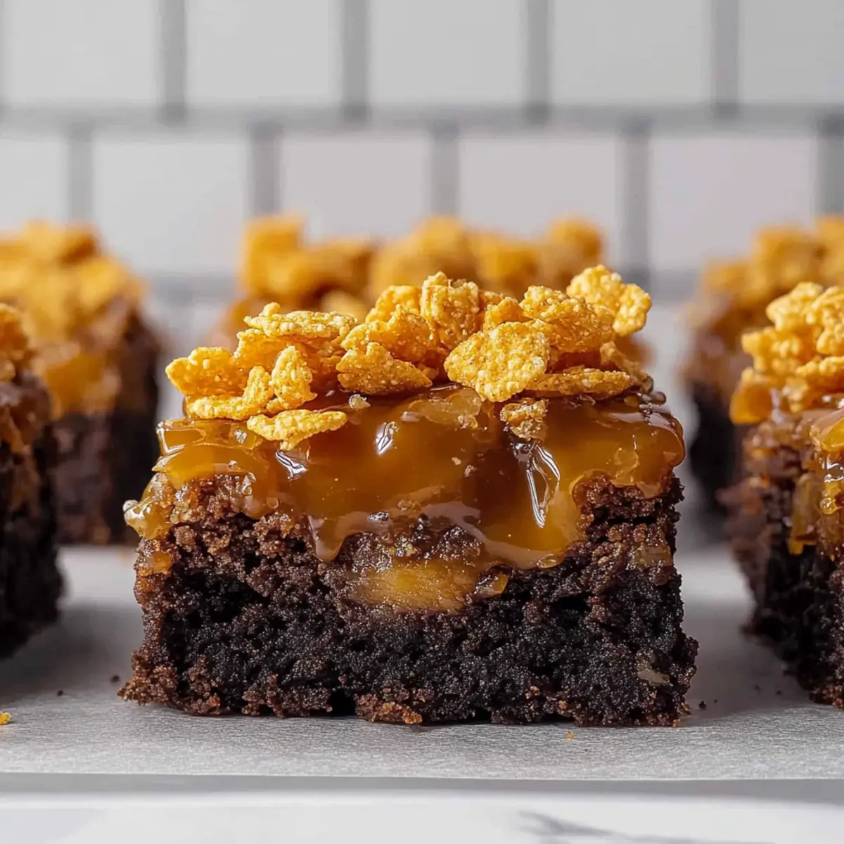 Caramel Crunch Brownies