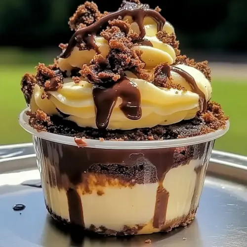 Loaded Brownie Cheesecake Cups