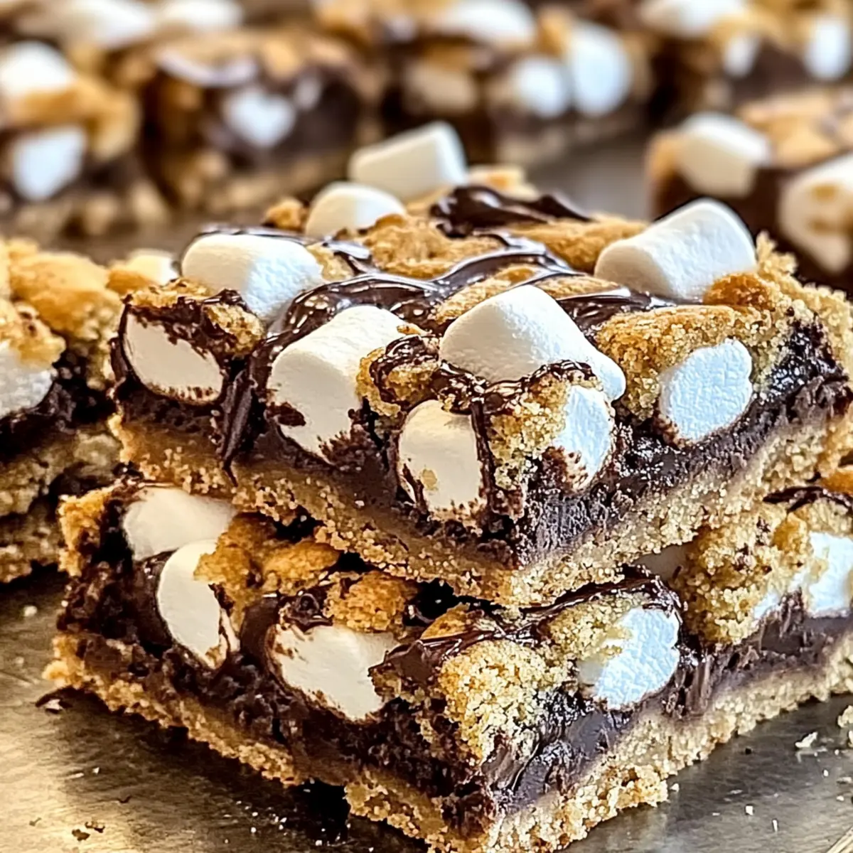 S'mores Cookie Bars