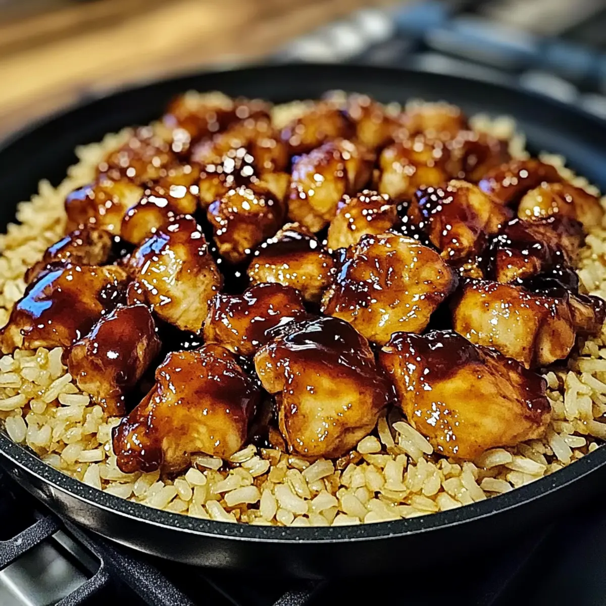 Honey BBQ Chicken and Rice