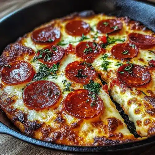 Crispy Cast Iron Skillet Pizza