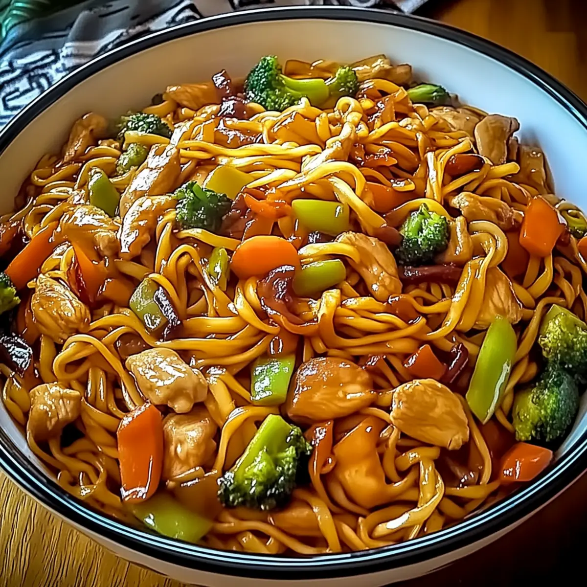 Stir Fry Noodles with Chicken