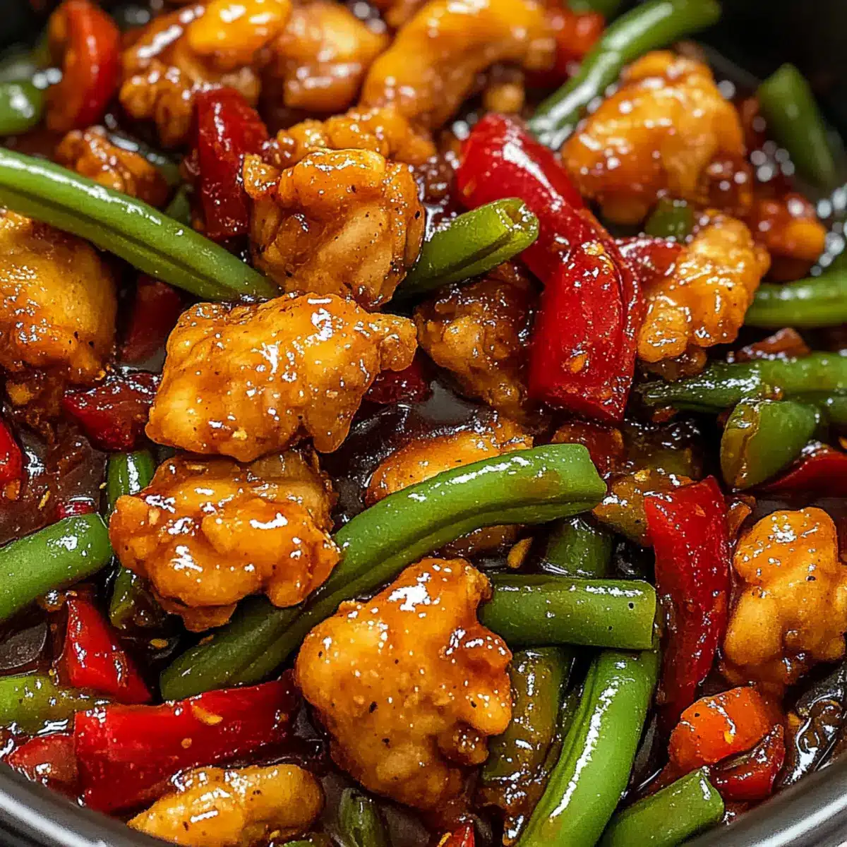 Chicken Green Bean Stir Fry