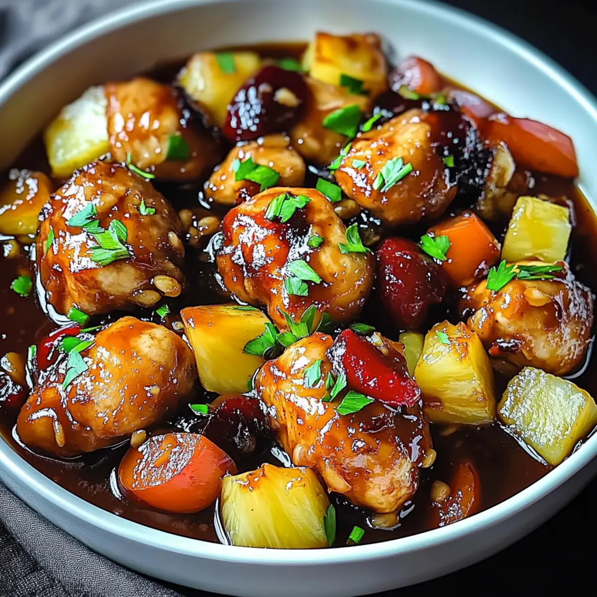 Hawaiian Crockpot Chicken