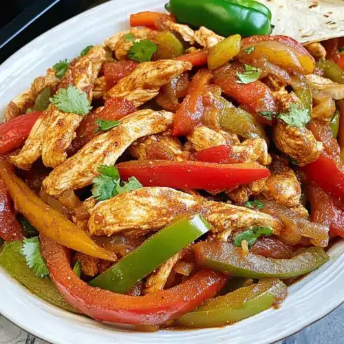 Crockpot Chicken Fajitas