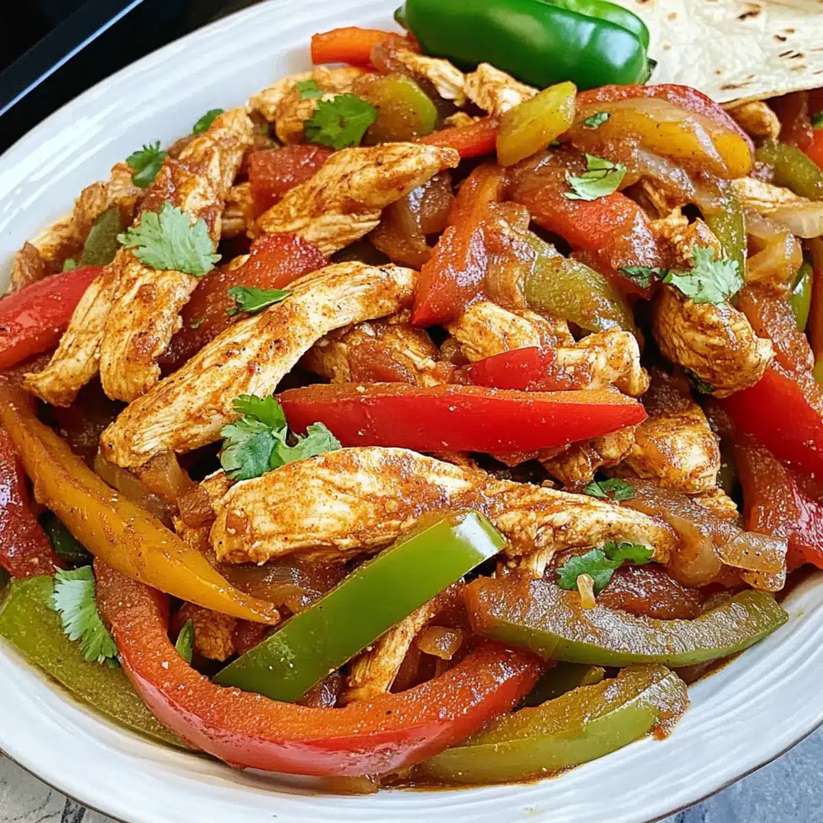 Crockpot Chicken Fajitas