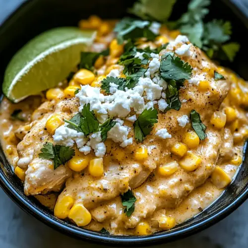 Slow Cooker Street Corn Chicken