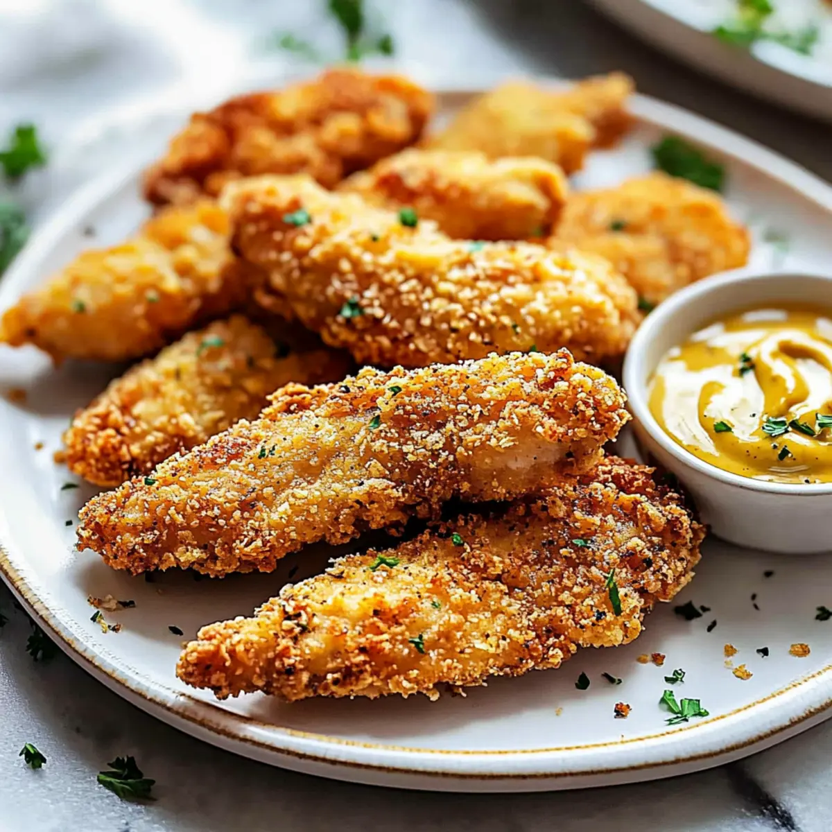 Crispy Oven Baked Chicken Tenders