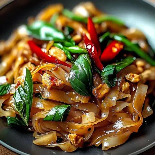 Street Style Thai Drunken Noodles
