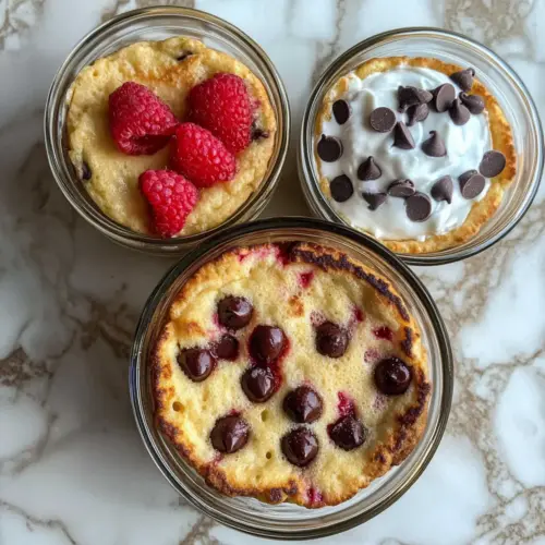 Baked Protein Pancake Bowls