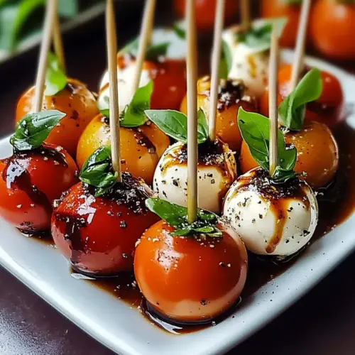 Fresh Mini Caprese Bites