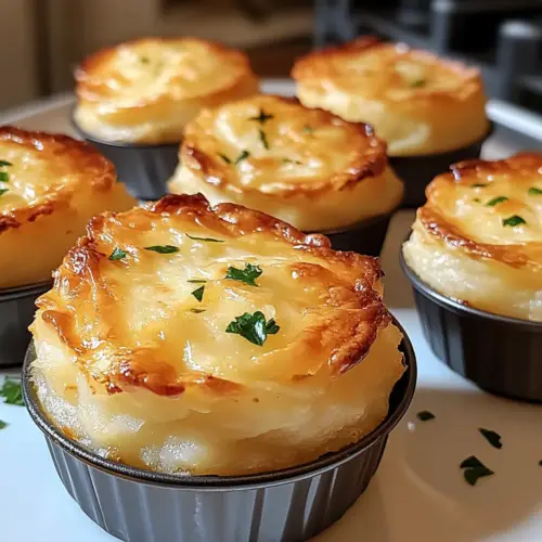 Cheesy Mashed Potato Puffs