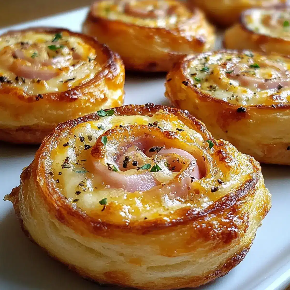 Ham and Cheese Pinwheels