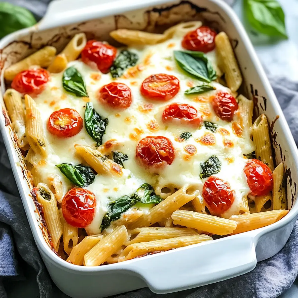 CAPRESE Pasta Bake