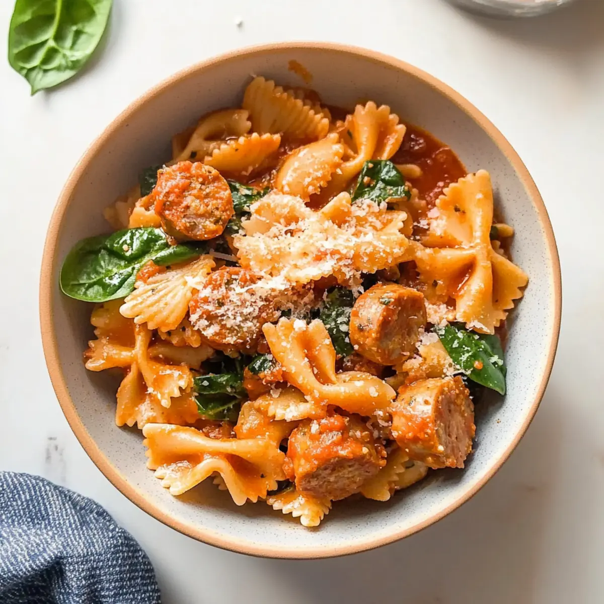 Italian Chicken Sausage Pasta