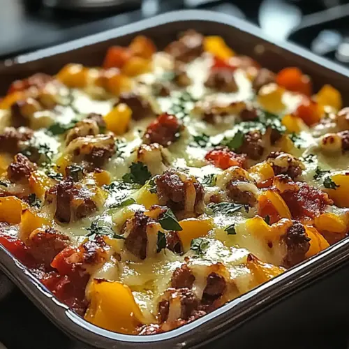 Italian Sausage & Pepper Casserole