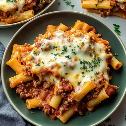Baked Ziti with Ground Beef