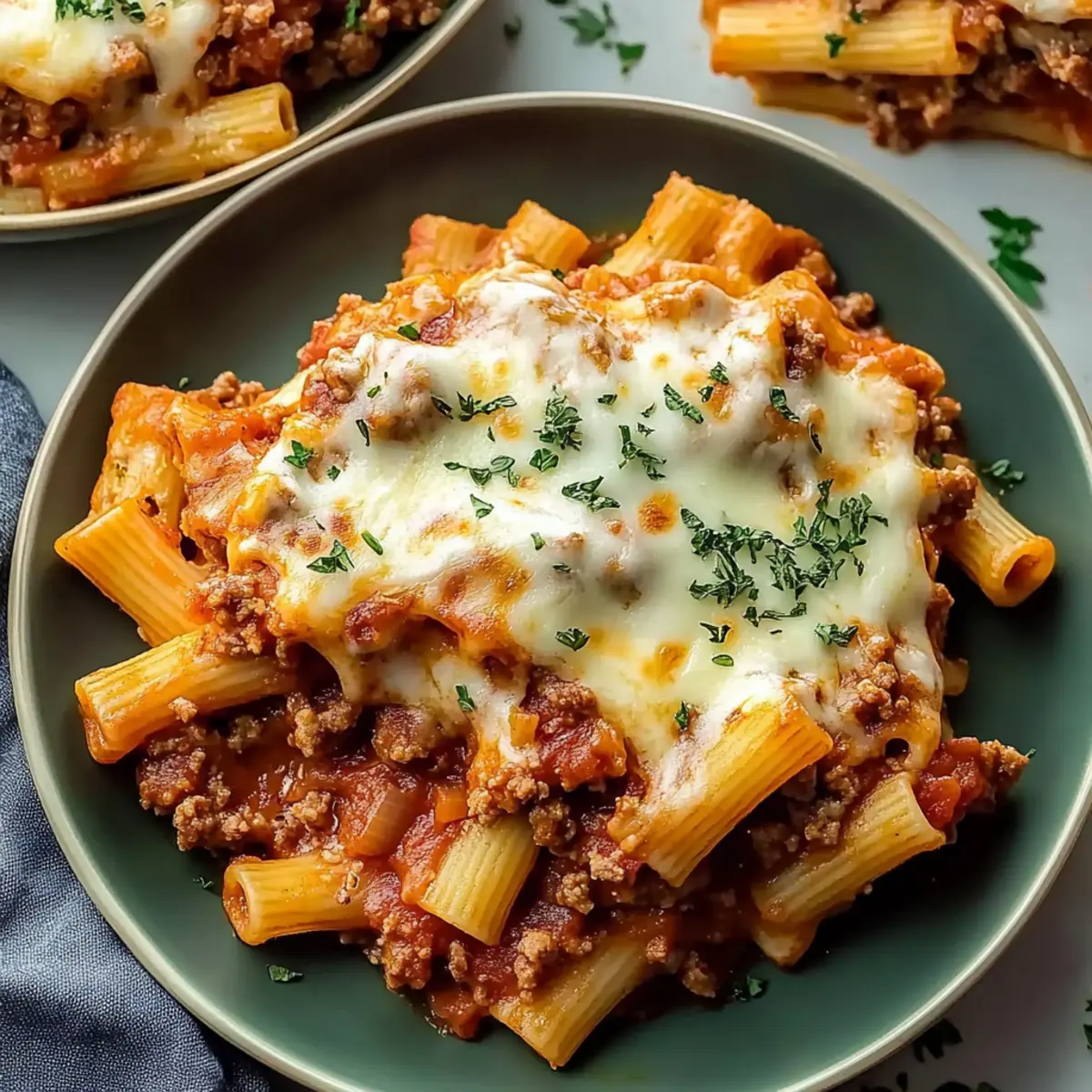 Baked Ziti with Ground Beef