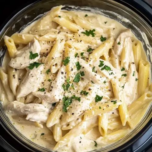 Crockpot Chicken Alfredo (