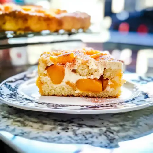 Peaches and Cream Cake
