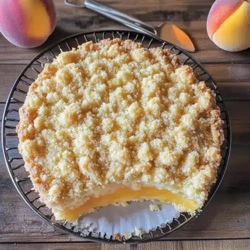 Italian Peach Crumb Cake