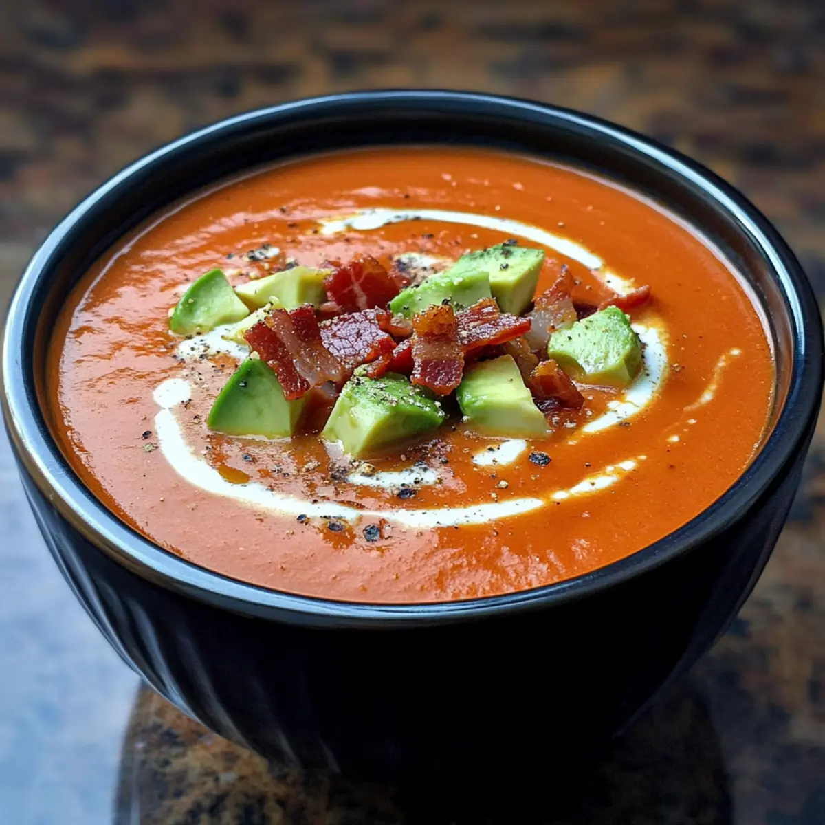 Oven Roasted Creamy Tomato Soup