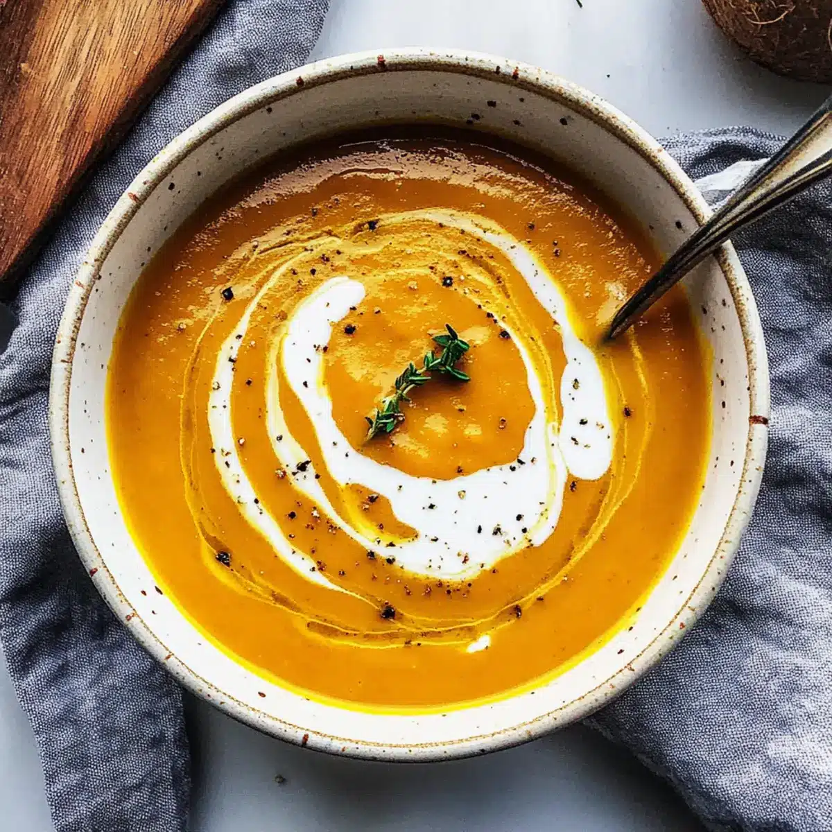 Curried Sweet Potato Bisque