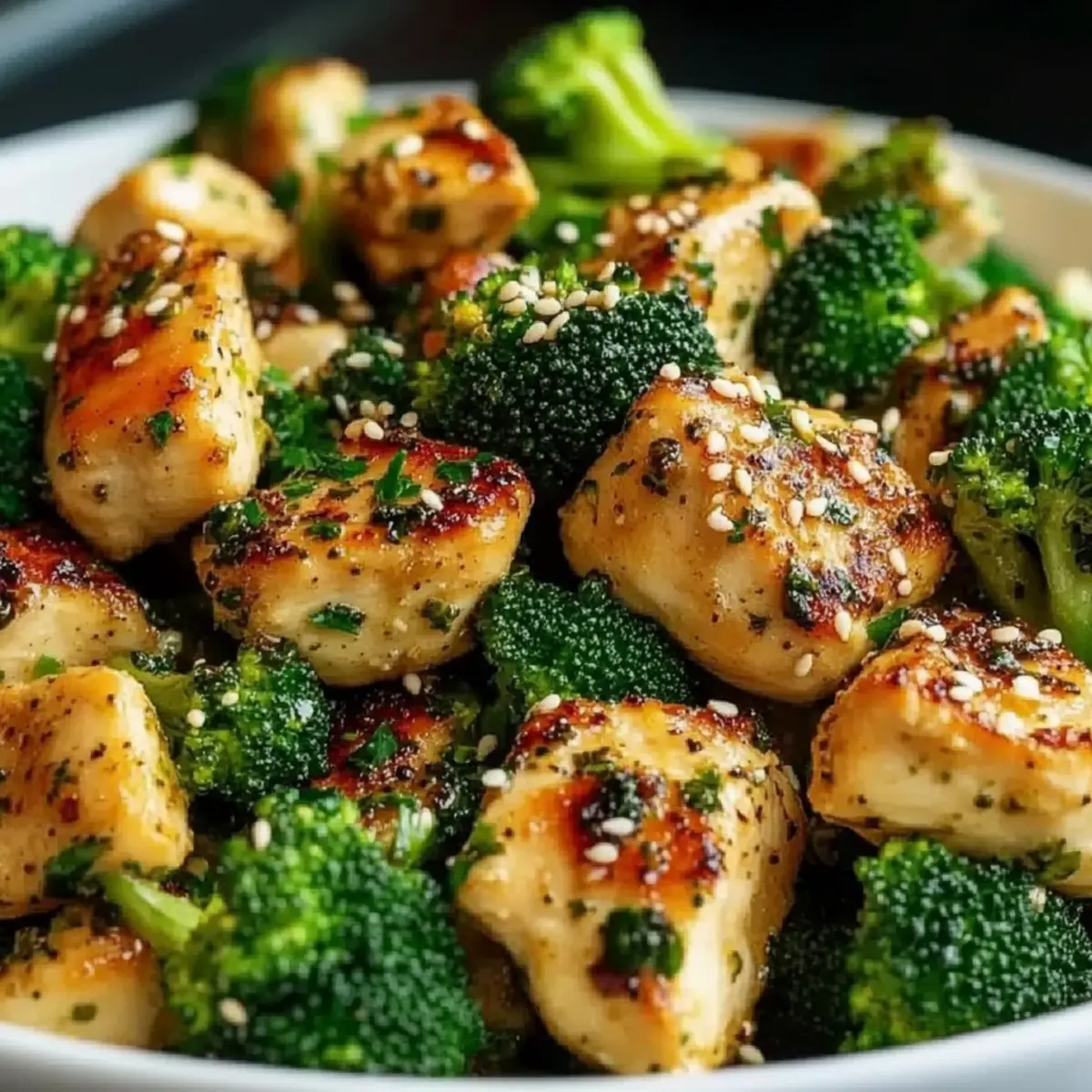 Garlic Butter Chicken Broccoli