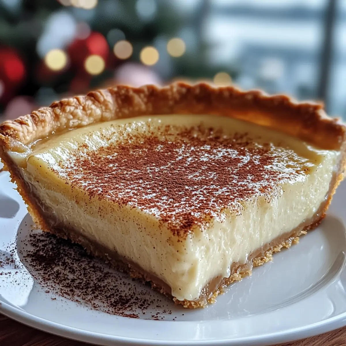 Christmas Eve Custard Pie