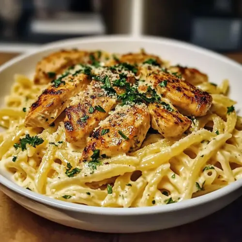 Garlic Parmesan Chicken Pasta