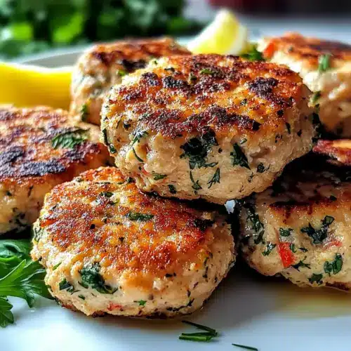Mediterranean Chicken Patties