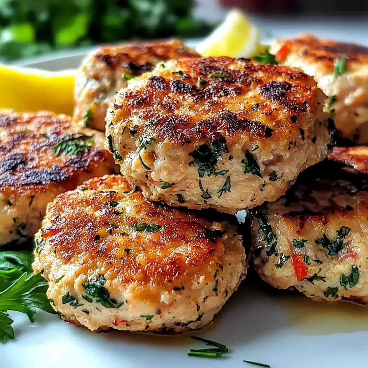 Mediterranean Chicken Patties