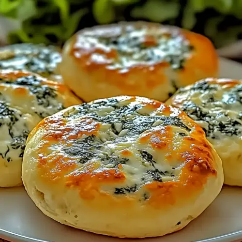 Spinach Cottage Cheese Flagels