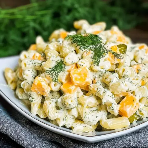 Dill Pickle Pasta Salad