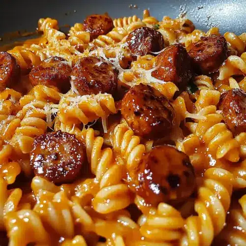 One-Pot Bold Honey BBQ Sausage Pasta