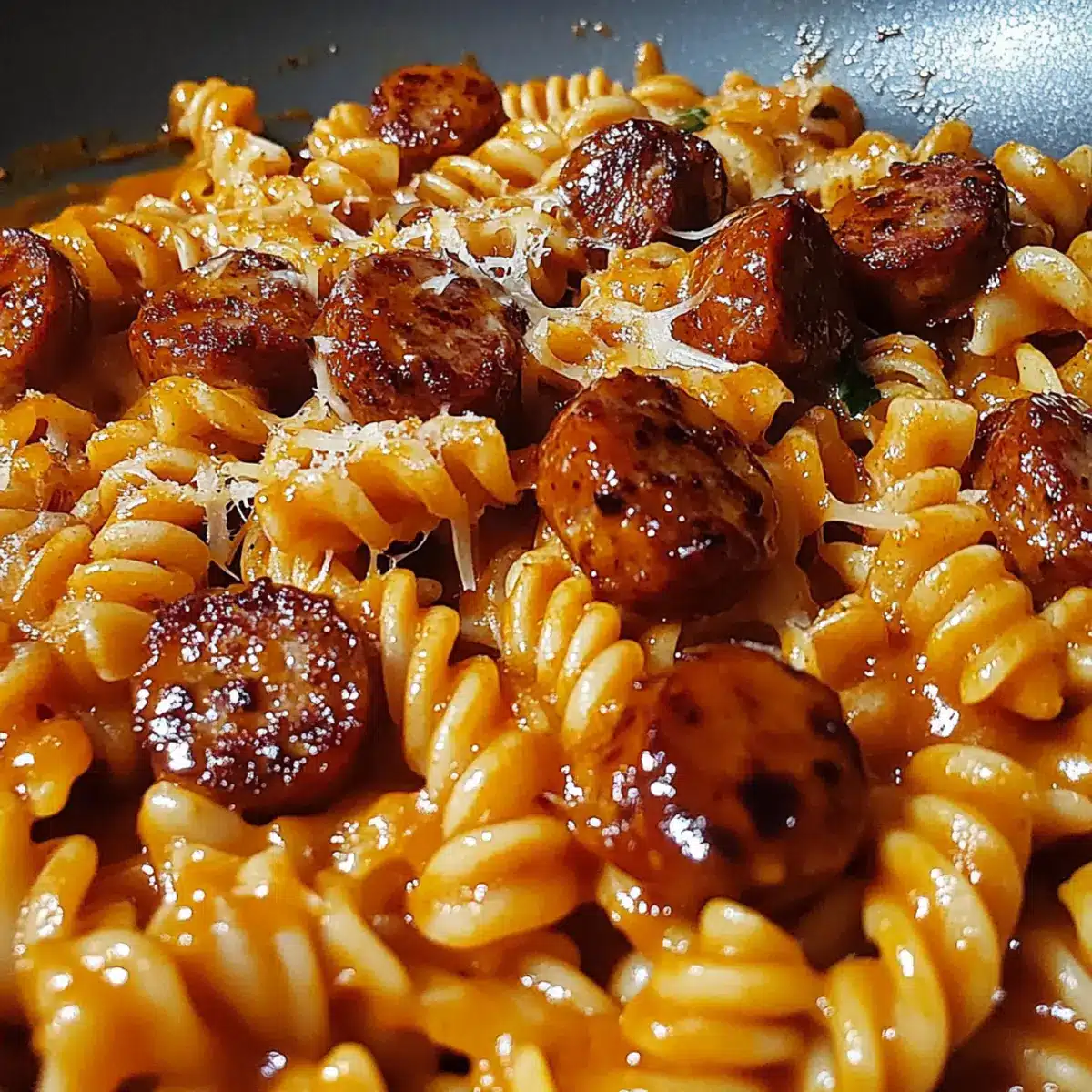 One-Pot Bold Honey BBQ Sausage Pasta