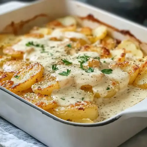 CREAMY PARMESAN OVEN-BAKED POTATOES