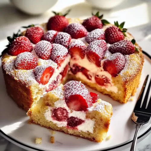 Strawberry Yogurt Cake
