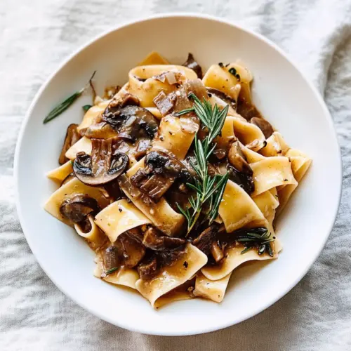 Portobello Mushroom Pappardelle