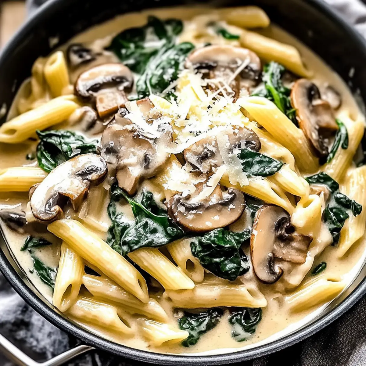 Cream of Mushroom Pasta