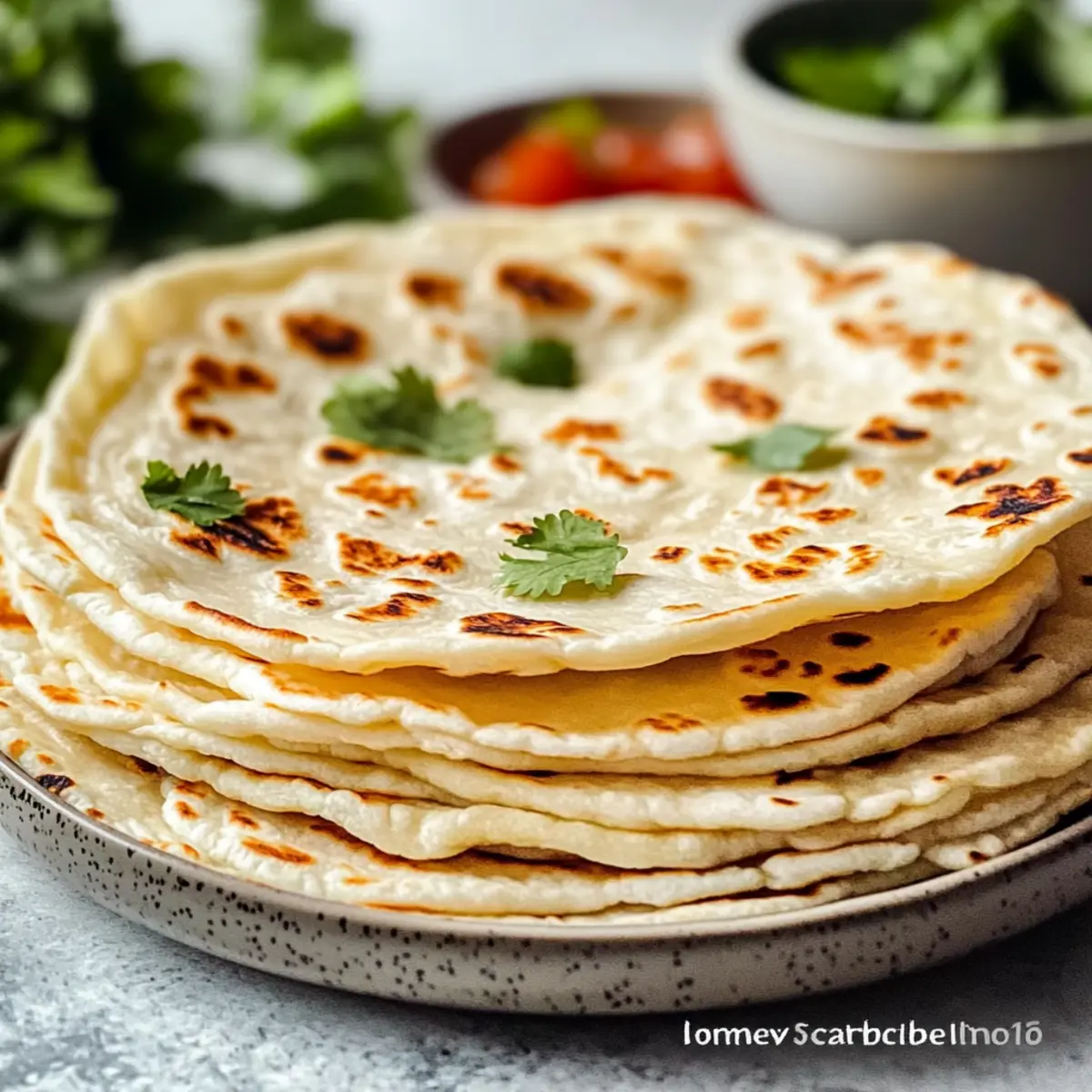 Homemade Flour Tortillas: