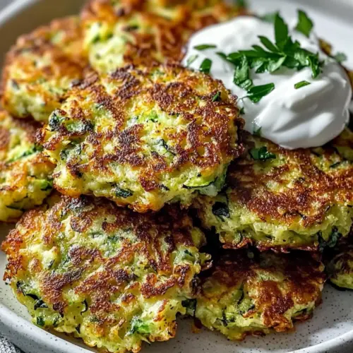 Healthy Zucchini Fritters Side Dish