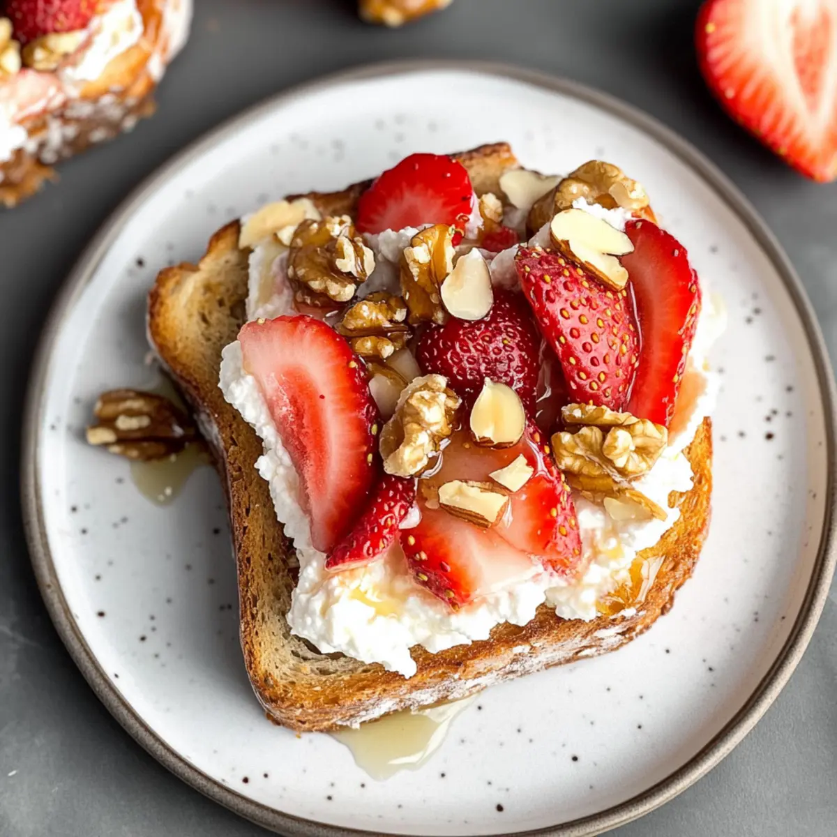 Ricotta Honey Toast