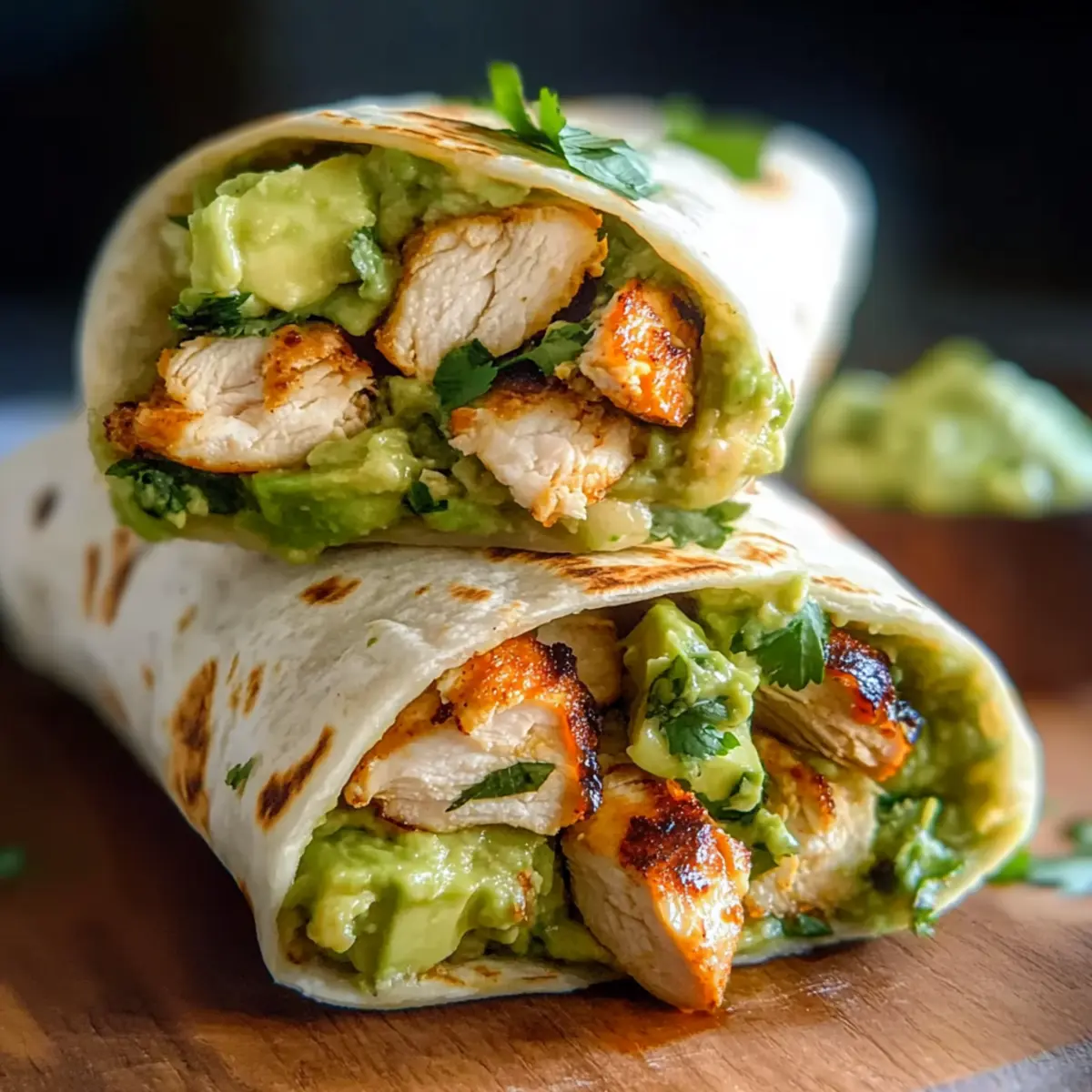 Chicken Avocado Burrito