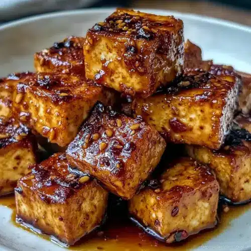 Crispy Healthy Soy Garlic Tofu