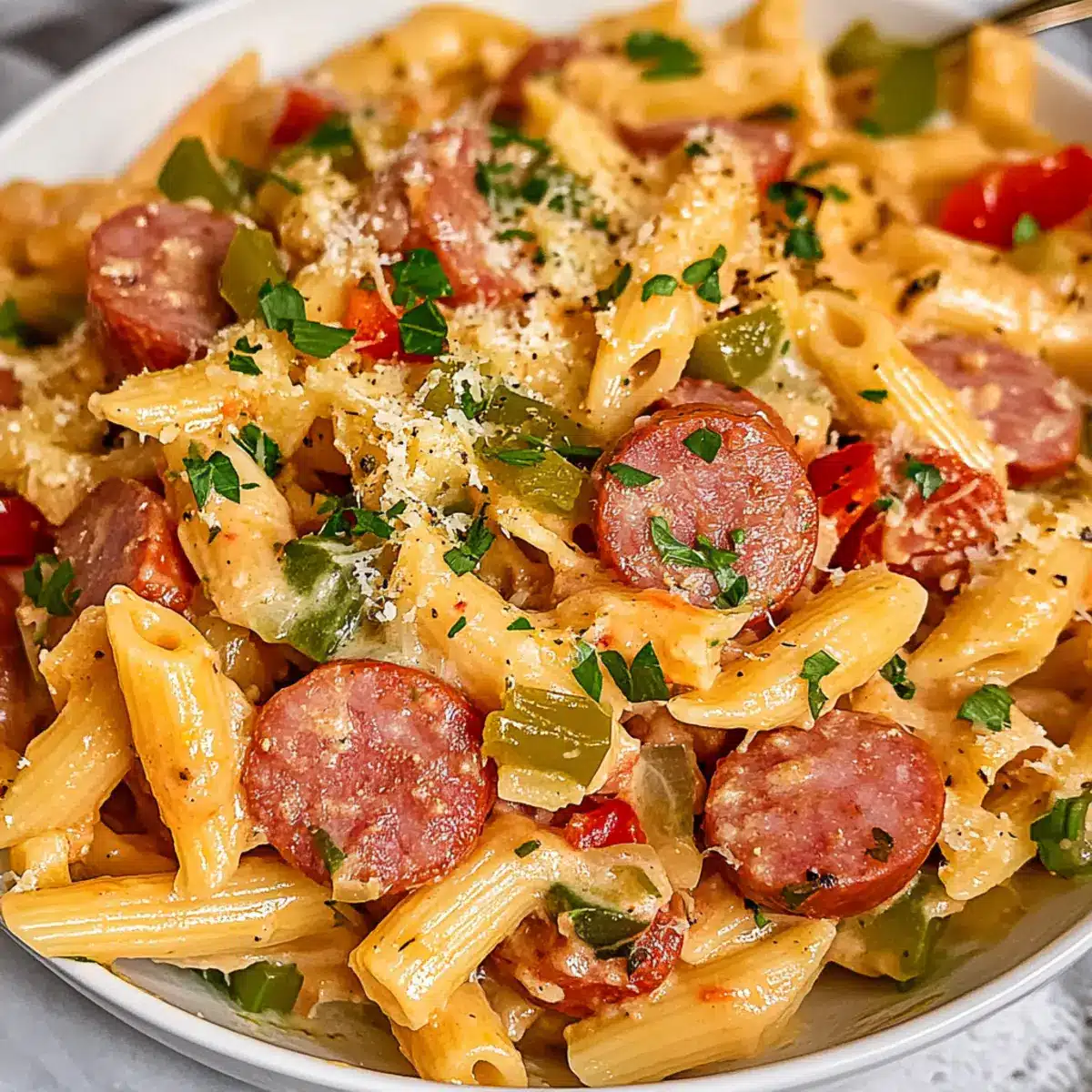 One Pot Kielbasa Pasta