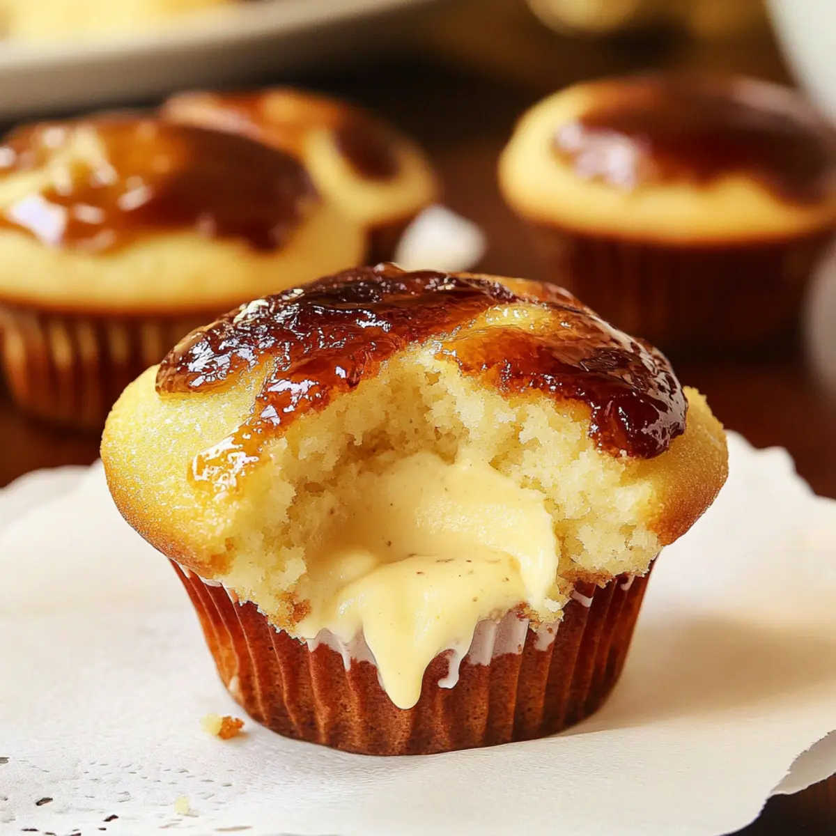 Crème Brûlée Cupcakes
