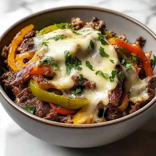Keto Philly Cheesesteak Bowls